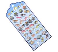Food 3D Aufkleber - Álbum de recortes (0,8 x 1,2 cm), diseño con texto en inglés "Lebensmittelaufkleber für Scrapbooking", para Wasserflasche Klassenzimmer Belohnung Wand Laptop Handy Skateboard