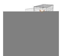 Food Bowl para Animal Cage Company - Cuenco de comida para perros para jaula | Bandeja colgante para perros impermeable y resistente a la suciedad Soporte para jaula para perreras | Tacaño