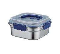 Food Containers with Lids - Reusable Lunch Box, 1800ml Stainless Steel Food Storage Containers | Airtight Stainless Steel Meal Prep Boxes for Snack, Salad, School, Office, Camping, Picnic, Travel, Ki