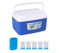 Food Cooler Camping Storage | Ice Box,Leakproof Portable Reusable Storage For Men Women Lunch Snack Fruit Drink Outdoor Travel Picnic Fishing Beach Delivery Work