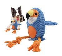 Food Dispensing Toys for Dogs, Parrot Shaped Dog Toys, No Stuffing Chewing Toys, Squeaky Dog Puzzle Toys, Crinkle Dog Chewing Toys, Interactive Dog Toys, Puzzle Toys for Large Dogs, Engaging Pet Toys