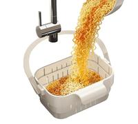 Food Drain Basket - Kitchen Waste Collector, Drain Collector with Space Saving, Design Food Drainer Strainer Home, Dormitory for Farmhouse Restaurant, Kitchen Men Women Easy Clean Durable Organizer