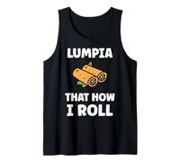 Food Funny Spring Rolls Simple Quote Lumpia That How i Roll Camiseta sin Mangas