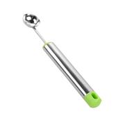 Food-grade Fruit Spoon, Ergonomic Stainless Steel Scooper, 8.5 Inch Baller with Grip, Mirror Polished Steel Tool, Dessert Slicer with Round Design, Sorbet Server for Kitchen Party