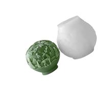 Food Grade Silicone Christmas Bauble Ornament Mold Multipurpose For Candle Soap Chocolates Crafting Making Supplies Easy Releases Candle Mold