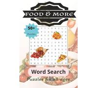 Food items and more - Word search Puzzle book: Word Search with easy to read print about Food items, fruits and more | 6X9 inches, 110 pages | 50+ Puzzles ... Gift for travel, Holidays, and fun times