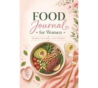 Food Journal For Women: Daily Food & Wellness Tracker with Motivational Quotes for Mindful Eating, Healthy Habits and Self-Care | 6x9 Inches, 100 Pages