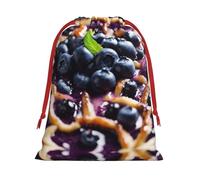 Food Made Of Blueberry01 - Bolsas de regalo con cordón para fiestas, bolsas especiales para caramelos, regalos de boda, Navidad