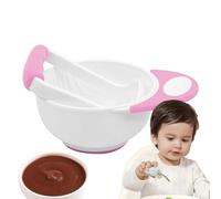 Food Mash Bowl - Non Slip Food Mill Bowl, Foods Masher Bowls Set, Foods Serving Bowls With Grinding Rod, Foodd Serving Bowll With Grinding Rod | Anti Scalding Foodd Crusher For Kids