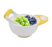 Food Mash Bowl, Vegetable Puree Feeding Bowl, Long Handle Bowls with Sturdy Easy Grip Design, Feeding Accessory with Compact Ergonomic Structure, Smooth Food Preparation Systems