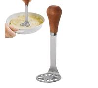 Food Masher | Multifunctional Kitchen Utensil,Compact Potato Masher With Wooden Handle, Ideal Bean, Vegetables, Fruits, Meat