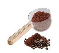 Food Measuring Scoop, Rice Spoon With Scale, PET Stainless Steel Cooking Utensil With Built-in Clip, Multi-Purpose Spoon For Coffee Milk Powder Sugar Salt, Portion Control Kitchen Tool, 19x8x6.5cm