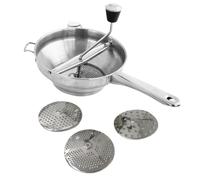 Food Mühle - Molinillo de alimentos para compotas de manzana | Trituradora giratoria ergonómica para cocina, puré, salsa de tomate, alimentos para bebés y preparación de culina