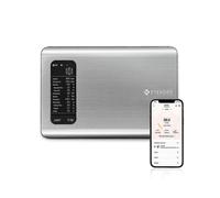 Food Nutrition Scale, Digital Grams and Ounces for Weight Management with App, 19 Facts Tracking, 11 Pounds-Large, Stainless Steel Healthcar