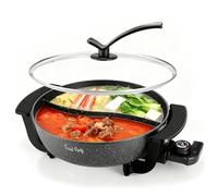 Food Party Olla Hot Pot Eléctrico 6L Hotpot 220V 1200W Fondue Shabu Shabu Hotpot 30cm