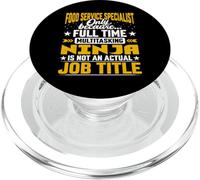 Food Service Specialist Job Title Funny Food Service Expert PopSockets PopGrip para MagSafe