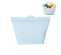 Food Storage Bags Sealed - Self Sealing Odor Proof Pouches, Silicone Container | Microwave Freezer Reusable Heat Resistant Set, Leakproof Zipper Stand Up Eco Bag for Lunch Snacks Travel