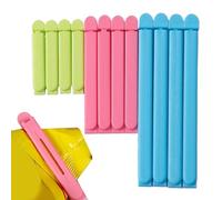 Food Storage Clips - PP 12 Pieces Assorted Sizes | Bag Sealing Clips, Colorful Snack Closure Set With Airtight Seal For Freshness | Reusable Kitchen Storage Clip For Chips Snacks Food Organization