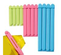 Food Storage Clips Set, 12 x Colorful Chip Bag Sealing Clips in Assorted Sizes, Versatile and Convenient Reusable Snack Closures for Airtight Kitchen Storage, Organization, 2.76 Pulgadas