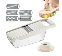 Food Storer: cortador de mandolina vegetal, herramienta de preparación de cocina | Rallador de queso multifuncional, trituradora de repollo para tareas de cocina, uso de restaurantes