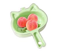 Food Strainer - Double Layer Draining Basket With Handle Fruit Bowl