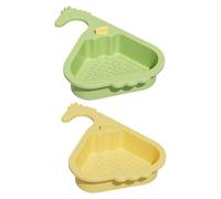 Food Strainer, Sink Drain Catcher, Clip on Filtering Basket, 10.43 Inches Triangular Space Saving Design, Multi Purpose Mesh Holder, for Kitchen, Bathroom, Fruit, Pasta Salad Use