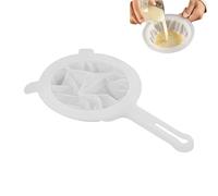 Food Strainer - Small Heat Resistant Colander Sieve for Kitchen Use | Food Grade Resin with Fine Mesh Drain System, Washing Draining Tool, Easy Clean Strainer for Home Restaurant Cafe Dining Dorm