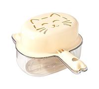 Food Strainer with Handle Double-Layer Stackable Kitchen Colander