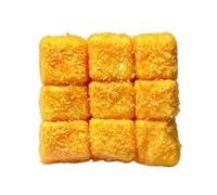 Food Stress Toys Figurine, Fried Bread Shaped, Squeeze Fidget Device with Sturdy Build, Reliable Comfort for Desk Decor Pinch, Premium Food Vent Toy Kids Office School Home Travel Commuting Party