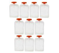 Food Supplement Bag - Baby Food Drink Pouches | Bolsas reutilizables a prueba de fugas | Bolsas transparentes para alimentos orgánicos hechos en casa | Bolsa de alimentos reutilizables para niños