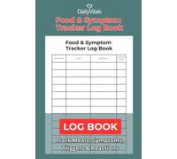 Food & Symptom Tracker Log Book: Track Meals, Symptoms & Food Reactions: Daily Food Sensitivity and Digestive Health Journal to Monitor Triggers and Reactions