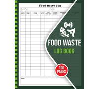 Food Waste Log Book: Track Food Loss, Cost, and Waste Reasons | Inventory Waste Management Record Keeper for Restaurants, Cafeterias, Food Trucks & Kitchens