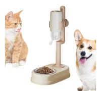 Food Water Automatic Feeders - No Drip Dispenser Automatic Feeder, Pet Feed