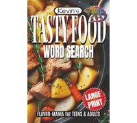 Food Word Search Puzzle Book: Word Searches with Easy to Read, Large Print about Tasty Food like Hamburgers, Pizza, Deserts and More! | 6 x 9 inches | 110 pages | 55 Puzzles