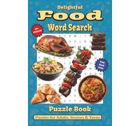 Food Word Search Puzzle Book: Word Searches with Easy to Read Print about Food, Flavor, Cuisine, and More | 6x9 inches, 110 pages | 50+ Puzzles … Gift for Vacations, Holidays, and Free Times