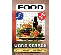 Food Word Search Puzzle Book: Word Searches with Easy to Read Print, Food Themed, Steak, Pepper, Sushi and More | 6x9 inches, 110 pages | 50+ Puzzles... Great Gift, Vacations, Holidays and Free Times