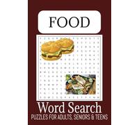 Food Word Search Puzzle Book: Words Searches with Easy to read Print about Foods, Meals, Kitchen 6x9 inches, 110 pages , 50+ Puzzles ... Gift for vacations , Holidays and Free Times