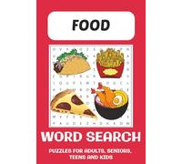 Food word search puzzle: Food Word Search Puzzle Book: Word Searches with Easy to Read Print about your favourtie dishes, ingredients and More | 6x9 ... ... Gift for Vacations, Holidays and Relaxing