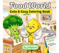 Food World: Cute & Cozy Coloring Book