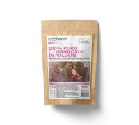 foodboost - D Manosa 250g polvo - 100% natural vegano - de alerce y abedul - Ø Aditivos sin gluten sin lactosa - Cistitis y bienestar de las vías urinarias - Con dosificador