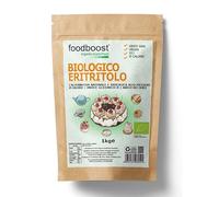 foodboost Eritritol orgánico 1 kg foodboost, sustituto del azúcar, 0kcal - 100% puro, mismo poder edulcorante que el azúcar de cocina, apto para diabéticos y dietas hipocalóricas o equilibradas
