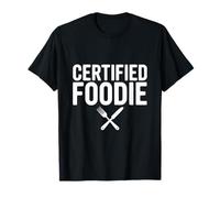 Foodie Certificado ama Comer Delicioso Foodie Camiseta