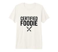 Foodie Certificado ama Comer Delicioso Foodie Camiseta Premium