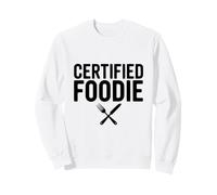 Foodie Certificado ama Comer Delicioso Foodie Sudadera