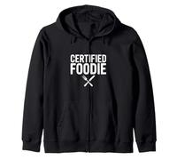 Foodie Certificado ama Comer Delicioso Foodie Sudadera con Capucha