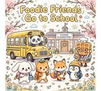 Foodie Friends Go to School: 10 Cozy First Day Stories - Premium Color Picture Book Ages 3-7: Boba Panda, Donut Bunny, Ramen Cat and Friends Learn ... at School (foodie friends school adventures)