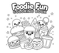 Foodie Fun: coloring book