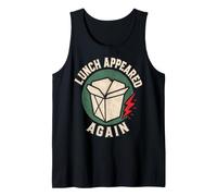 Foodie Humor Lunch Appeared Funny Saying Camiseta sin Mangas