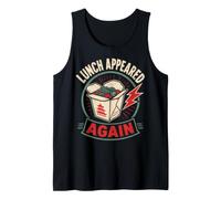 Foodie Humor Lunch Appeared Funny Saying Camiseta sin Mangas