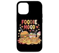 Foodie Mood Hamburguesa Pizza Tortitas Ramen Helado Carcasa para iPhone 12/12 Pro